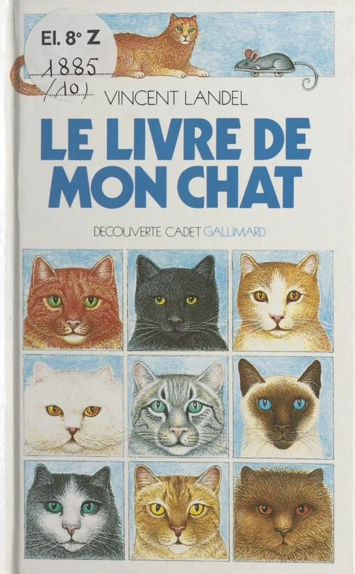 Le livre de mon chat - Vincent Landel - (Gallimard) réédition numérique FeniXX