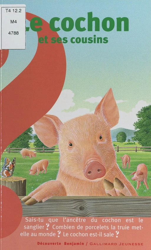 Le cochon et ses cousins - Marie Saint-Dizier - (Gallimard Jeunesse) réédition numérique FeniXX