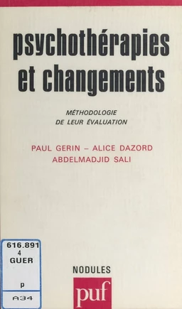 Psychothérapies et changements