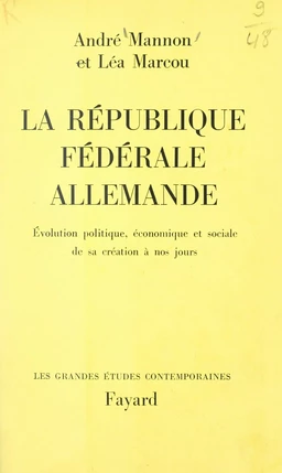 La République Fédérale allemande