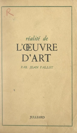 Réalité de l'œuvre d'art