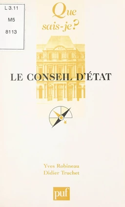 Le Conseil d'État