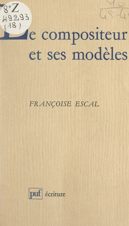 Le compositeur et ses modèles