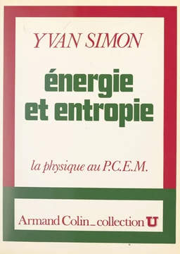 Énergie et entropie