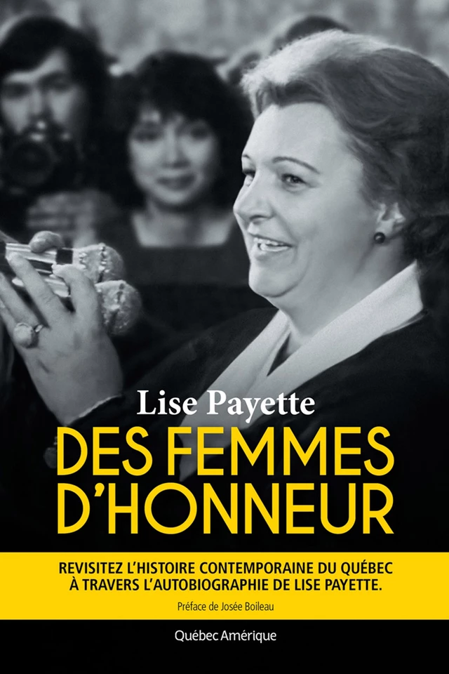 Des femmes d'honneur - Lise Payette - Québec Amérique