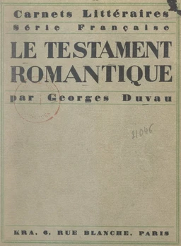 Le testament romantique