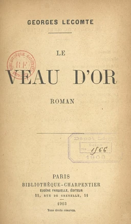 Le veau d'or