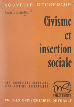 Civisme et insertion sociale