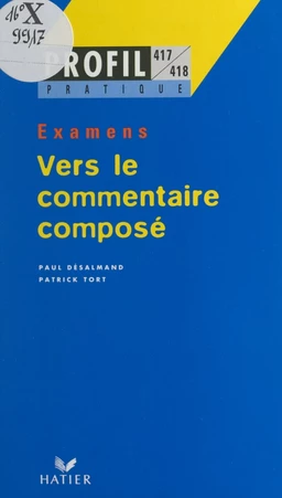 Vers le commentaire composé