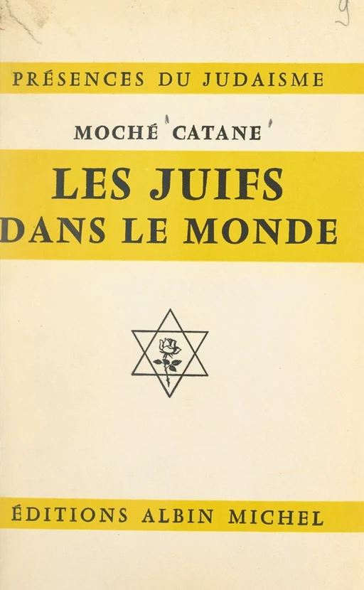 Les Juifs dans le monde - Moché Catane - (Albin Michel) réédition numérique FeniXX