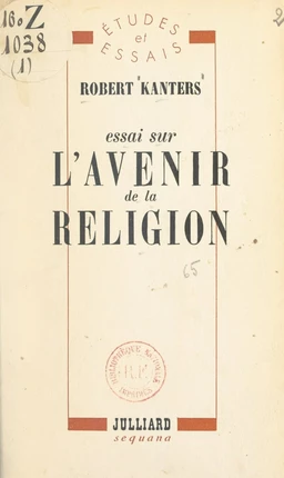 Essai sur l'avenir de la religion