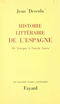 Histoire littéraire de l'Espagne