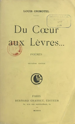 Du cœur aux lèvres...