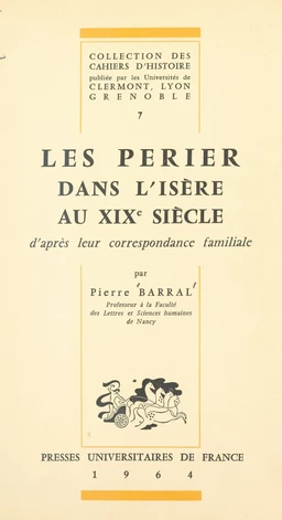 Les Perier dans l'Isère au XIXe siècle