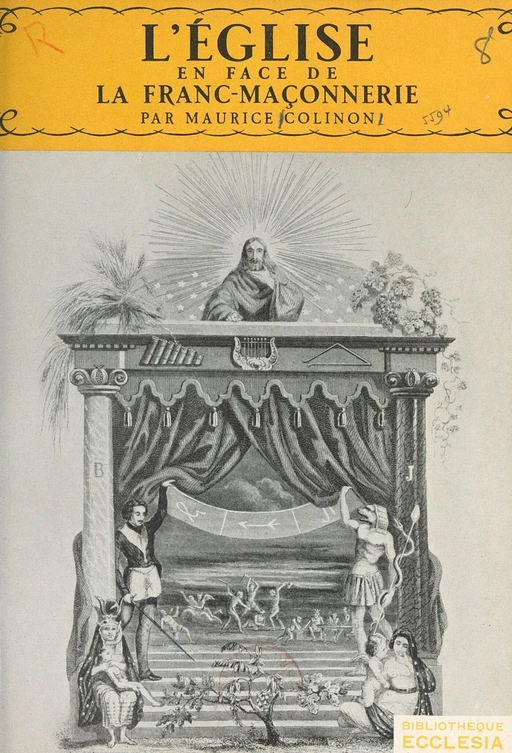 L'Église en face de la franc-maçonnerie - Maurice Colinon - (Fayard) réédition numérique FeniXX