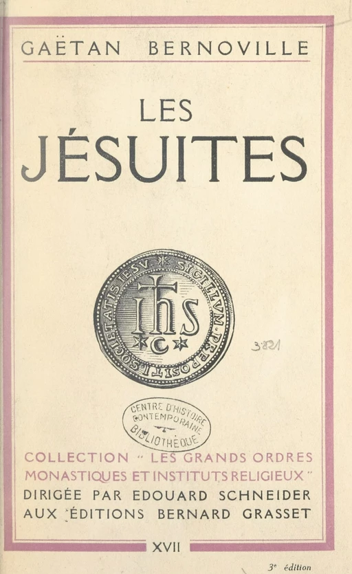 Les Jésuites - Gaëtan Bernoville - (Grasset) réédition numérique FeniXX