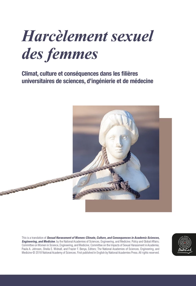 Harcèlement sexuel des femmes -  National Academy of Science - Fondation Ipsen BookLab