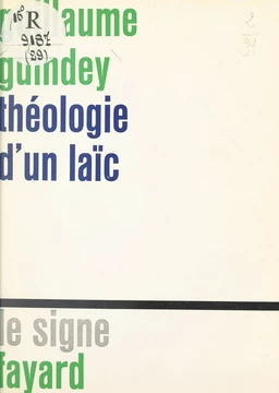 Théologie d'un laïc