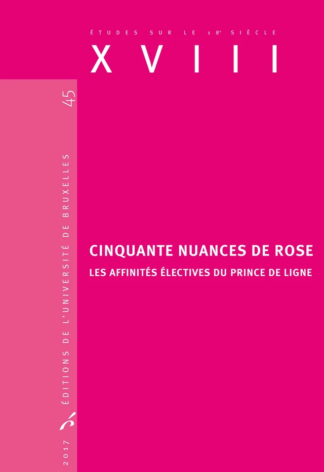 Cinquante nuances de rose - Valérie André, Manuel Couvreur - Editions de l'Université de Bruxelles