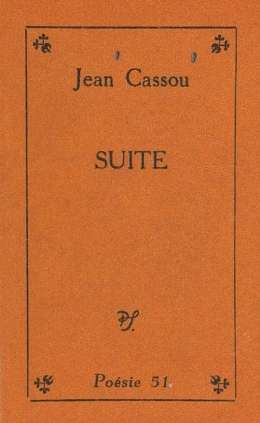 Suite - Jean Cassou - (Seghers) réédition numérique FeniXX