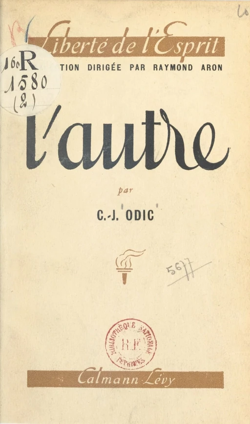 L'autre - Charles-Jean Odic - (Calmann-Lévy) réédition numérique FeniXX