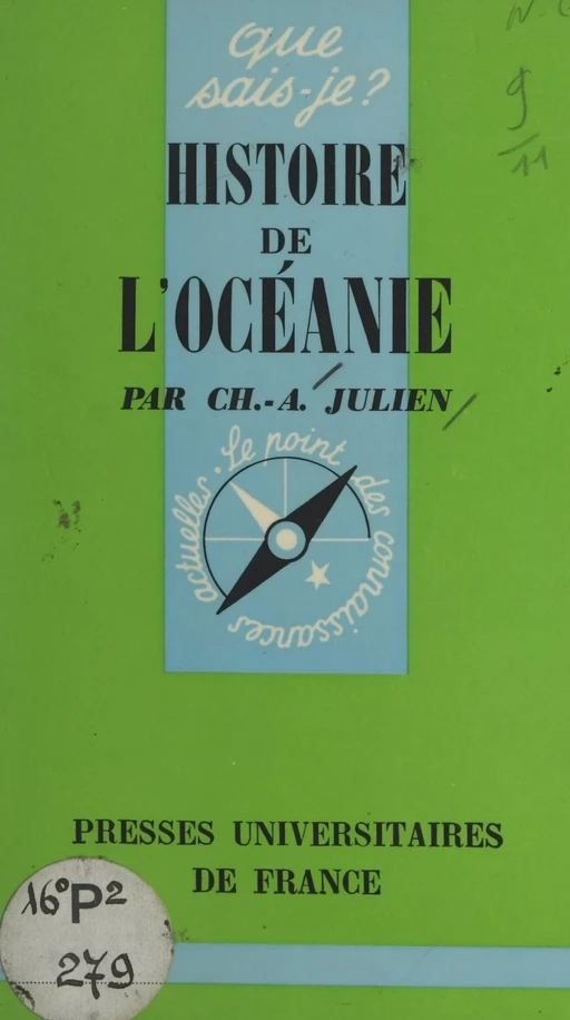 Histoire de l'Océanie - Jean Guiart, Charles-André Julien - (Presses universitaires de France) réédition numérique FeniXX