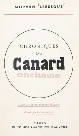 Chroniques du Canard Enchaîné