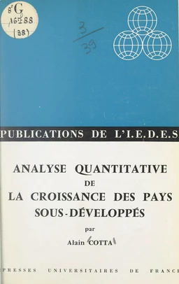 Analyse quantitative de la croissance des pays sous-développés