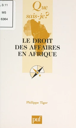 Le droit des affaires en Afrique