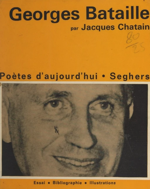 Georges Bataille - Jacques Chatain - (Seghers) réédition numérique FeniXX