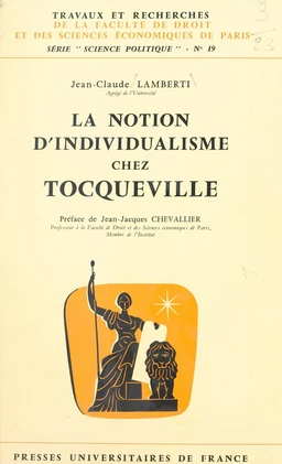 La notion d'individualisme chez Tocqueville