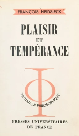 Plaisir et tempérance