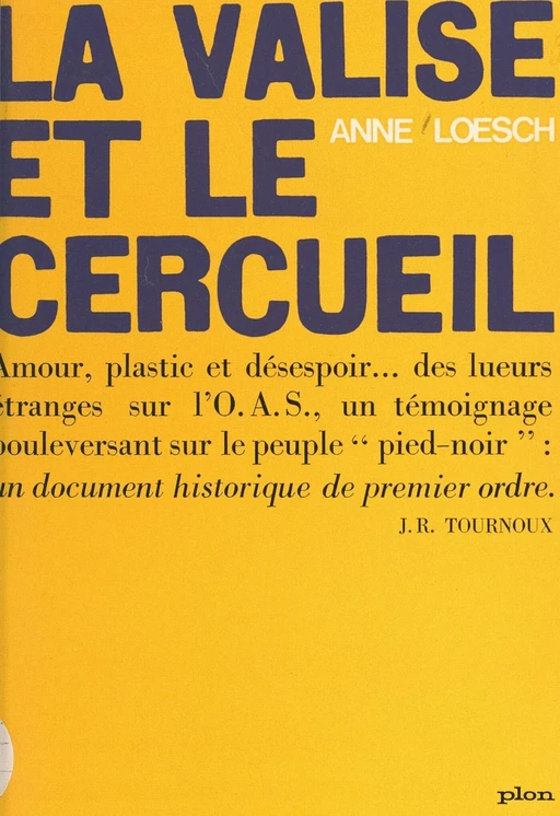 La valise et le cercueil - Anne Loesch - (Plon) réédition numérique FeniXX