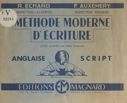 Méthode moderne d'écriture : anglaise script