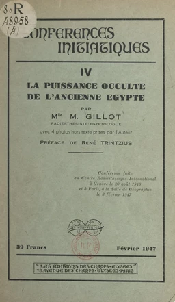 La puissance occulte de l'ancienne Égypte