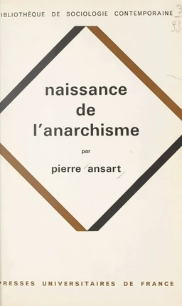 Naissance de l'anarchisme