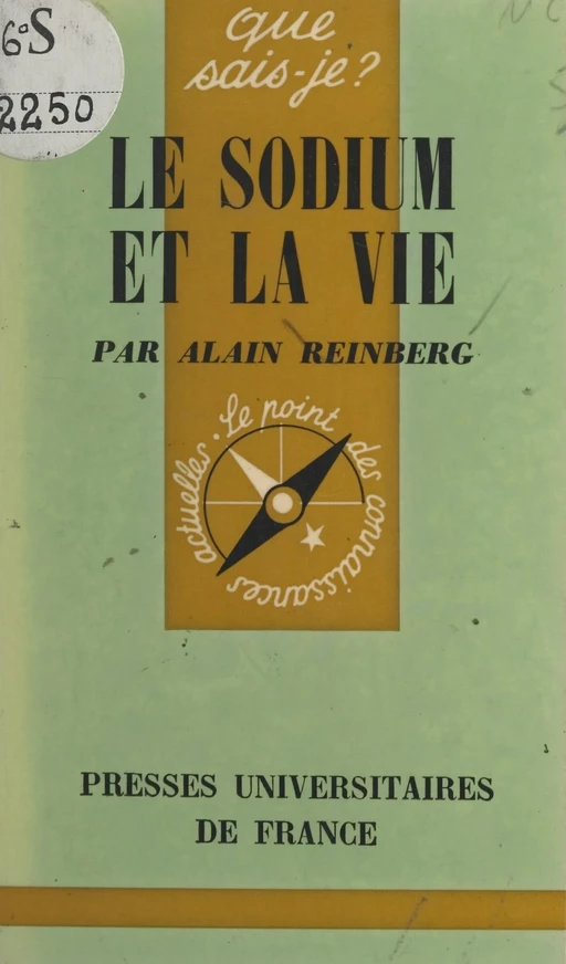 Le sodium et la vie - Alain Reinberg - (Presses universitaires de France) réédition numérique FeniXX