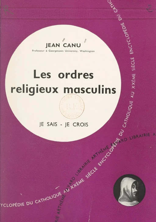 L'Église dans son organisation (8) - Jean Canu - (Fayard) réédition numérique FeniXX