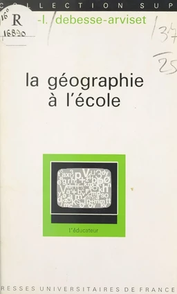 La géographie à l'école