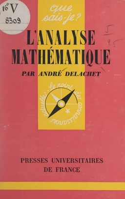 L'analyse mathématique