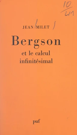 Bergson et le calcul infinitésimal