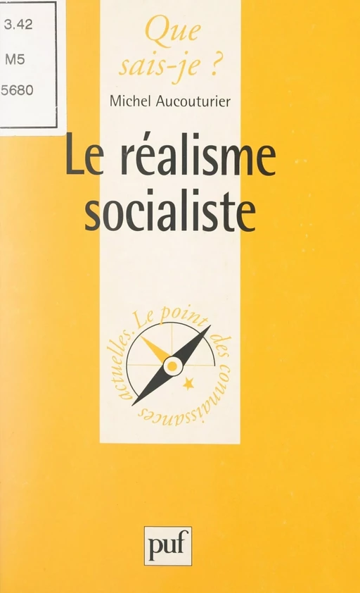 Le réalisme socialiste - Michel Aucouturier - (Presses universitaires de France) réédition numérique FeniXX