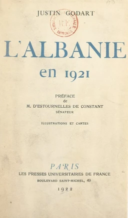 L'Albanie en 1921