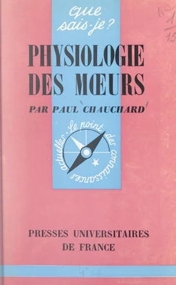 Physiologie des mœurs