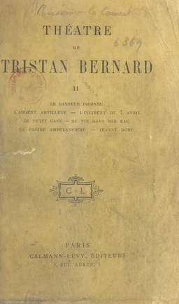 Théâtre de Tristan Bernard (2)