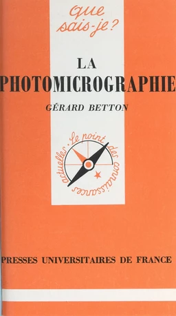 La photomicrographie