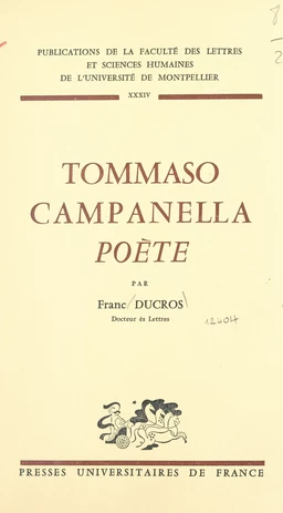 Tommaso Campanella poète