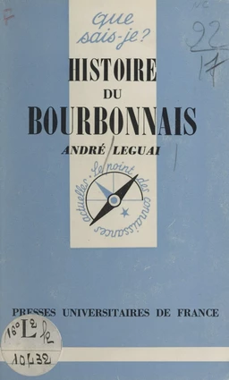 Histoire du Bourbonnais