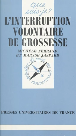 L'interruption volontaire de grossesse