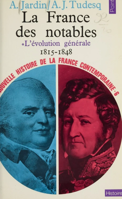 Nouvelle histoire de la France contemporaine (6) - André Jardin, André-Jean Tudesq - (Seuil) réédition numérique FeniXX